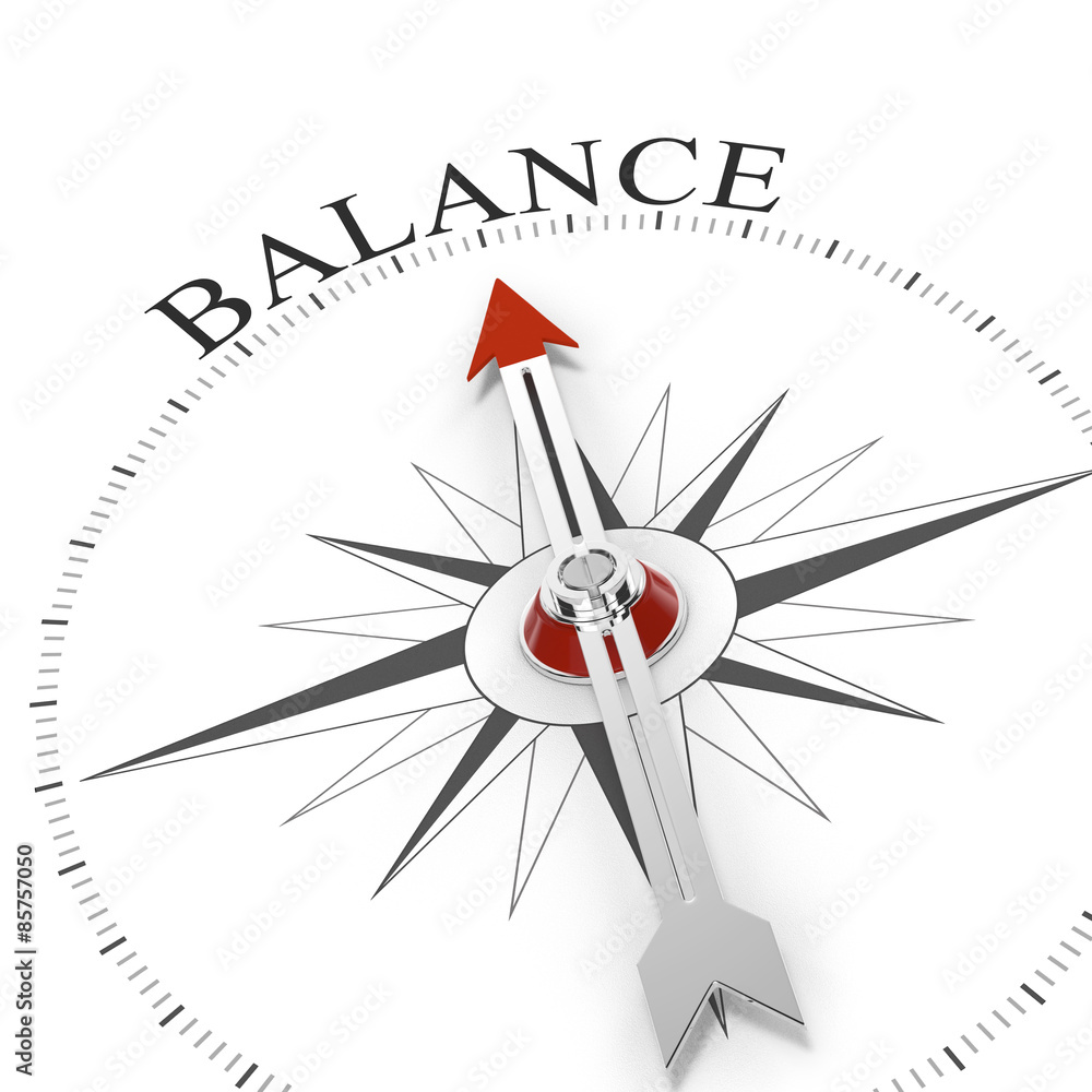 Ilustración de Stock Compass Balance | Adobe Stock