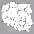 Mapa Polski Województwa 
