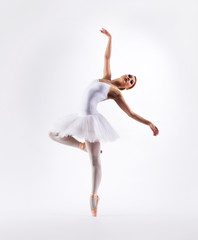 Wall Mural - Young beautiful ballet dancer