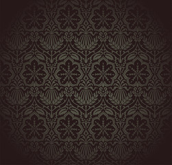 Wall Mural - Damask Wallpaper Pattern 