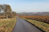 Fototapeta  - Landscape with road in foreground