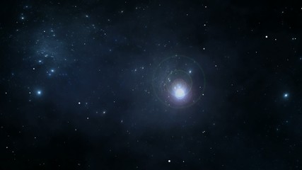 Wall Mural - Time lapse video from space