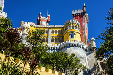 Fototapete - Pena National Palace in Sintra, Portugal