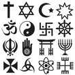 © martin951 - world religions symbols vector set of icons  eps10