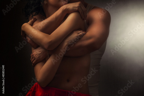Cuadros en Lienzo a pair of lovers in embrace