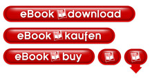Ebook Button Red With Icon