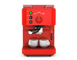 Espresso Coffee Making Machine. 3d rendering