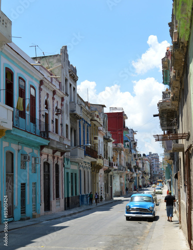 Obraz w ramie Havana, Cuba: Manrique in Centro Habana