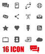 © skarin - Vector grey communication icon set