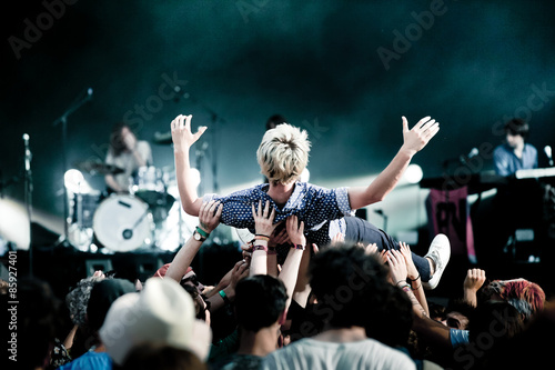 Public Foule Concert Festival Slam Stock Photo Adobe Stock Public Foule Concert Festival Slam Stock Photo Adobe Stock