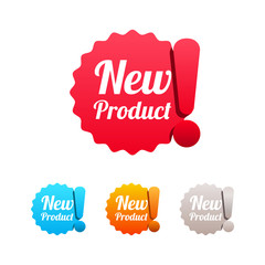 Wall Mural - New Product Labels