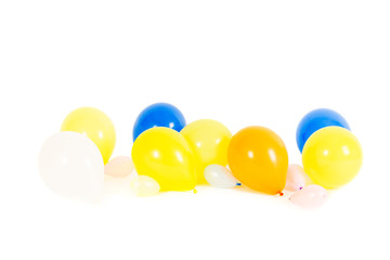 Colourful balloons isolated