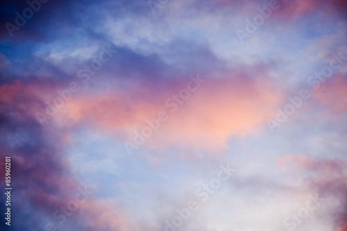 Fototapeta do kuchni Sunset sky for background