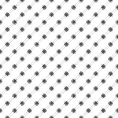 Wall Mural - monochrome geometric seamless pattern