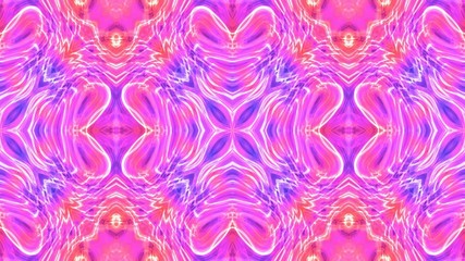 Wall Mural - kaleidoscopic generated seamless loop video