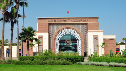 Wall Mural - Marrakech train station