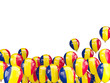 © Mikhail Mishchenko - Flying balloons with flag of chad