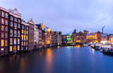 Fototapeta  - Amsterdam at dusk
