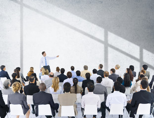 Canvas Print - Business People Seminar Conference Meeting Presentation Concept