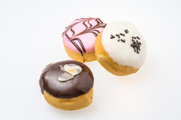 Sticker - 3 piece donut flavors.