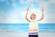 © vectorfusionart - Composite image of cute boy with american flag