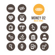 Money icon set. Vector illustration.