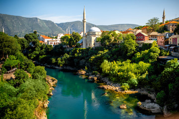 Canvas Print - Mostar city