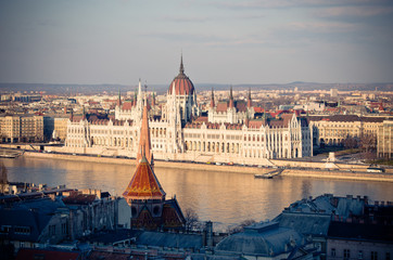 Sticker - Parliament building in Budapest, Hungary