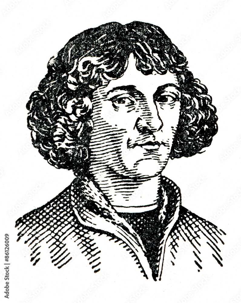 Nicolaus Copernicus, Polish Renaissance mathematician and astronomer - obrazy, fototapety, plakaty 