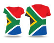 Flag shirt design of South Africa