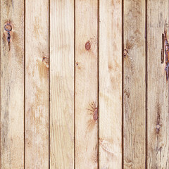 Wall Mural - Wooden wall texture for background.