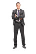 © Ljupco Smokovski - Confident young businessman in a gray suit