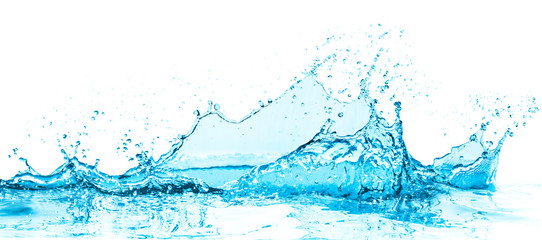 Poster - turquoise water splash