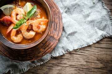 Sticker - Spicy french soup with seafood