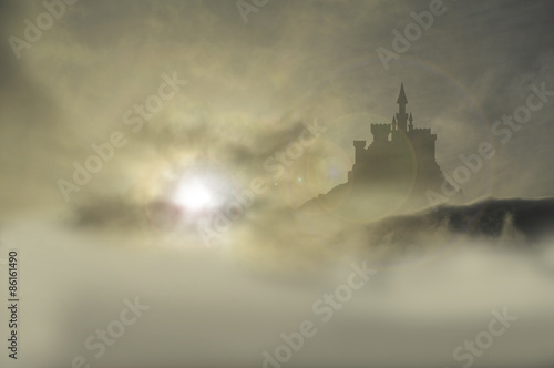 Fototapety Zamek  zamek-w-chmurach-3