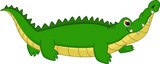 Fototapeta Dinusie - cute crocodile cartoon