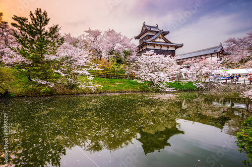 Naklejka samoprzylepna Zamek w Nara w Japonii