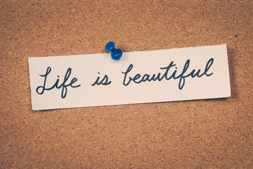 Wall Mural - Life is beautiful