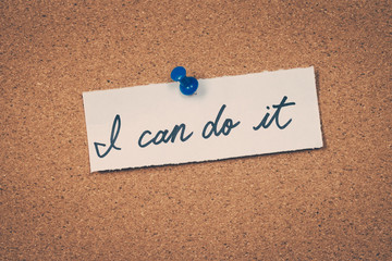 Wall Mural - I can do it