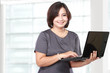 © Odua Images - asian woman with laptop