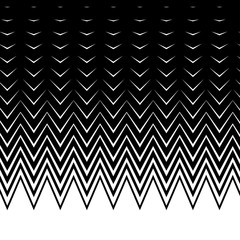 Leinwandbilder - Sharp, edgy, zig zag lines abstract vector background.