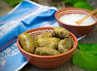 Dolma - a traditional Greek dish