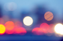 Blurry Traffic Lights Images With Unfocused Shot