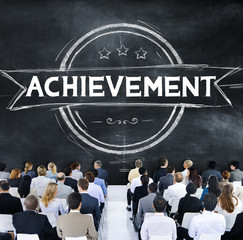 Wall Mural - Achievement Accomplishment Success Goal Concept