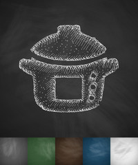 Poster - pressure cooker icon