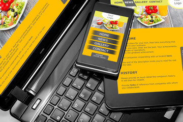 Canvas Print - responsive web design