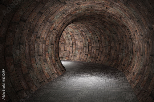 Obraz Dibond Tunel 3d