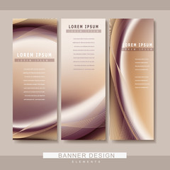 futuristic style banner template design