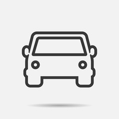 Wall Mural - car icons  line vector illustration