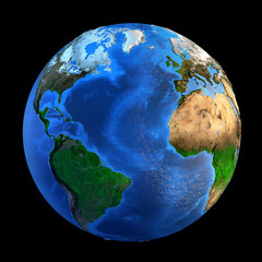Wall Mural - planet earth landforms